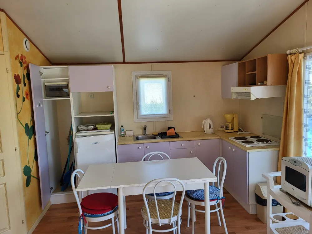 Chalet Grand Confort 3 chambres 6 personnes 40m² avec terrasse couverte