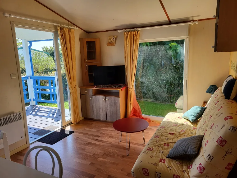 Chalet Grand Confort 3 chambres 6 personnes 40m² avec terrasse couverte